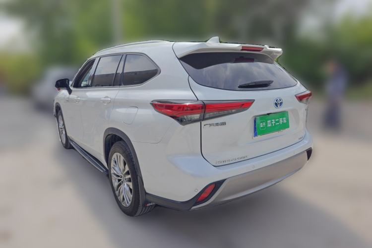 Used Toyota Highlander 2023 2.5L Smart Electric Hybrid Dual-Engine Four-Wheel Drive Prestige Version – 7 Seats Rear Left 45 Deg
