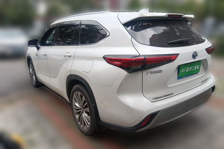 Used Toyota Highlander 2023 2.5L Smart Electric Hybrid Dual-Motor All-Wheel-Drive Supreme Edition – 7 Seats Rear Left 45 Deg