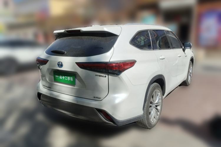 Used Toyota Highlander 2023 2.5L Smart Electric Hybrid Dual-Engine Four-Wheel Drive Prestige Version – 7 Seats Rear Right 45 Deg
