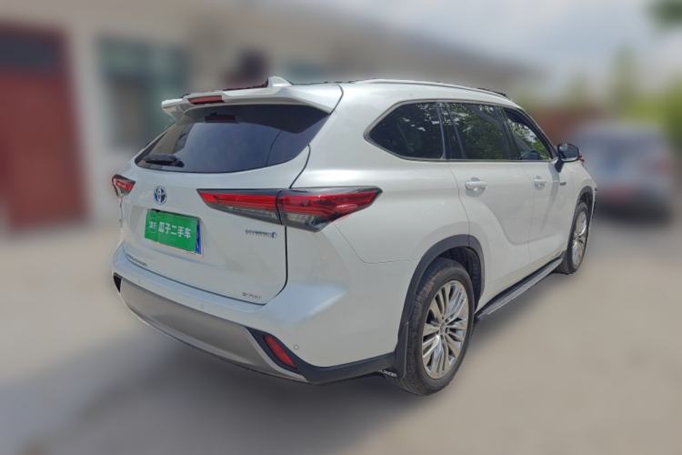 Used Toyota Highlander 2023 2.5L Smart Electric Hybrid Dual-Engine Four-Wheel Drive Prestige Version – 7 Seats Rear Right 45 Deg