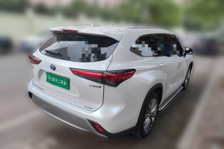 Used Toyota Highlander 2023 2.5L Smart Electric Hybrid Dual-Motor All-Wheel-Drive Luxury 7-Seater Rear Right 45 Deg