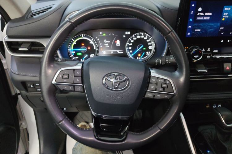 Used Toyota Highlander 2023 2.5L Smart Electric Hybrid Dual-Engine Four-Wheel Drive Prestige Version – 7 Seats Steering Wheel