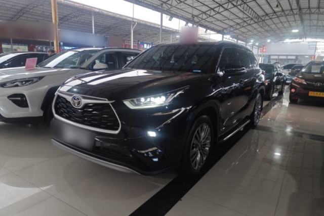 Used Toyota Highlander 2024 2.5L Smart Electric Hybrid Dual-Motor Two-Wheel Drive Luxury Version 7 Seats