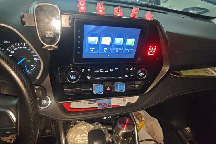 Used Toyota Highlander 2024 2.5L Smart e-Power Dual-Motor All-Wheel-Drive Elite Version – 7 Seats Audio And AC Panel