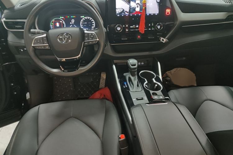 Used Toyota Highlander 2024 2.5L Smart Electric Hybrid Dual-Motor Two-Wheel-Drive Elite Edition 5 Seats Center Console