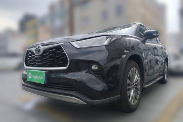 Used Toyota Highlander 2024 2.5L Smart Electric Hybrid Dual-Motor Two-Wheel Drive Luxury Version 7 Seats