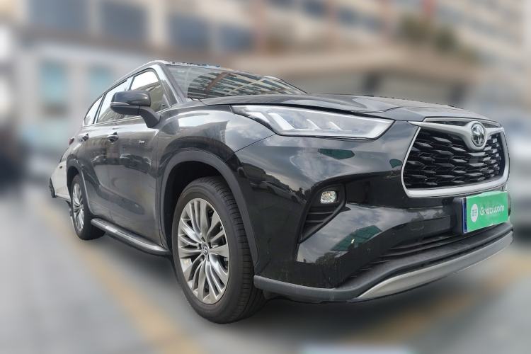 Used Toyota Highlander 2024 2.5L Smart Electric Hybrid Dual-Motor Two-Wheel Drive Luxury Version 7 Seats Front Right 45 Deg