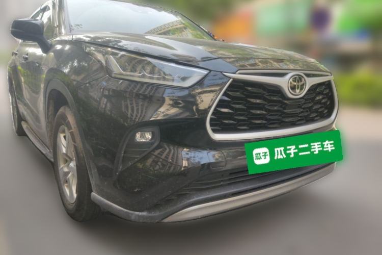 Used Toyota Highlander 2024 2.5L Smart Electric Hybrid Dual-Engine Two-Wheel Drive Elite Version 7 Seats Front Right 45 Deg