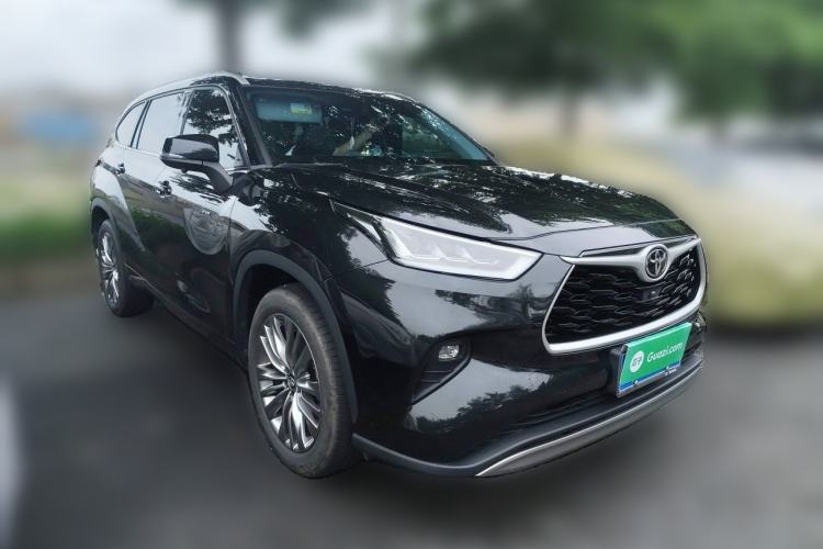 Used Toyota Highlander 2024 2.5L Smart Electric Hybrid Dual-Motor Two-Wheel Drive Luxury Version 7 Seats Front Right 45 Deg