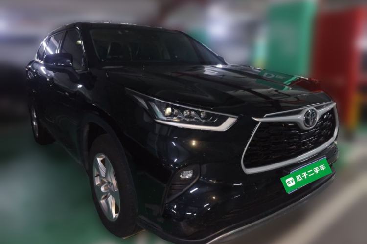 Used Toyota Highlander 2024 2.5L Smart Electric Hybrid Dual-Motor Two-Wheel-Drive Elite Edition 5 Seats Front Right 45 Deg