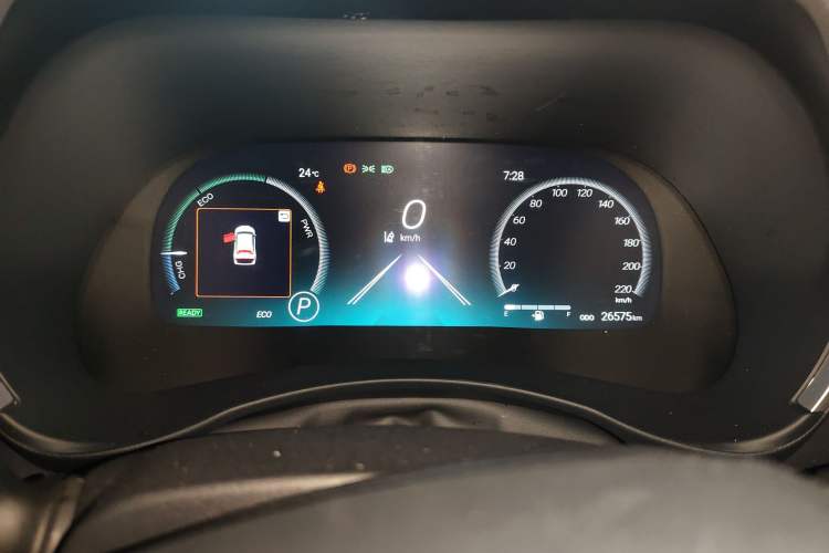 Used Toyota Highlander 2024 2.5L Smart Electric Hybrid Dual-Motor Two-Wheel-Drive Elite Edition 5 Seats Instrument Cluster