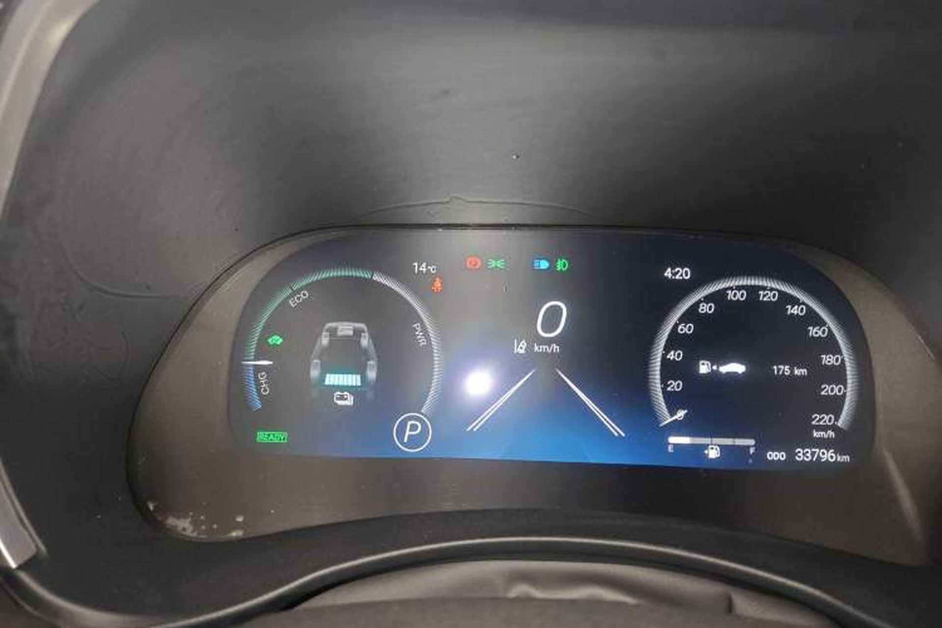 Used Toyota Highlander 2024 2.5L Smart Electric Hybrid Dual-Motor Two-Wheel Drive Luxury Version 7 Seats Instrument Cluster