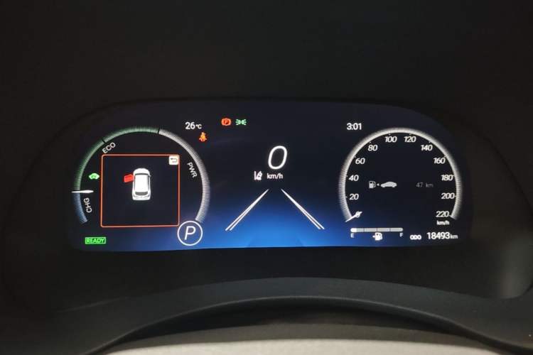 Used Toyota Highlander 2024 2.5L Smart Electric Hybrid Dual-Engine Two-Wheel Drive Elite Version 7 Seats Instrument Cluster