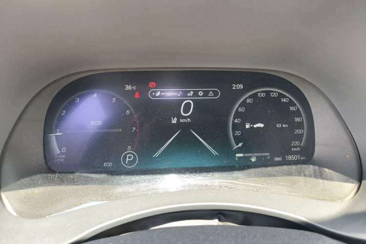 Used Toyota Highlander 2024 380T Four-Wheel Drive Luxury Version 7 Seats Instrument Cluster