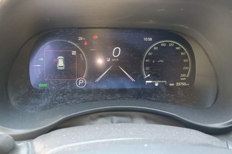 Used Toyota Highlander 2024 2.5L Smart Electric Hybrid Dual-Motor All-Wheel-Drive Luxury 7-Seater Instrument Cluster