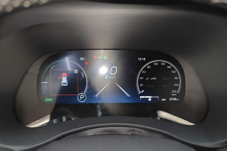 Used Toyota Highlander 2024 2.5L Smart Electric Hybrid Dual-Engine Two-Wheel Drive Elite Version 7 Seats Instrument Cluster