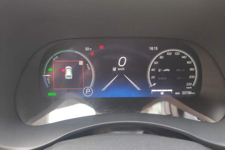 Used Toyota Highlander 2024 2.5L Smart Electric Hybrid Dual-Engine Four-Wheel Drive Prestige Version – 7 Seats Instrument Cluster