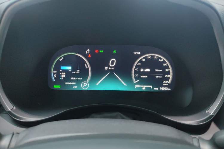Used Toyota Highlander 2024 2.5L Smart Electric Hybrid Dual-Engine Four-Wheel Drive Prestige Version – 7 Seats Instrument Cluster