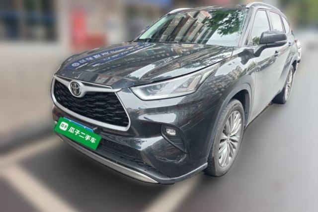 Used Toyota Highlander 2024 2.5L Smart Electric Hybrid Dual-Motor Two-Wheel Drive Luxury Version 7 Seats