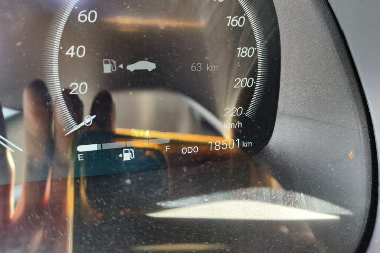Used Toyota Highlander 2024 380T Four-Wheel Drive Luxury Version 7 Seats Odometer Close Up