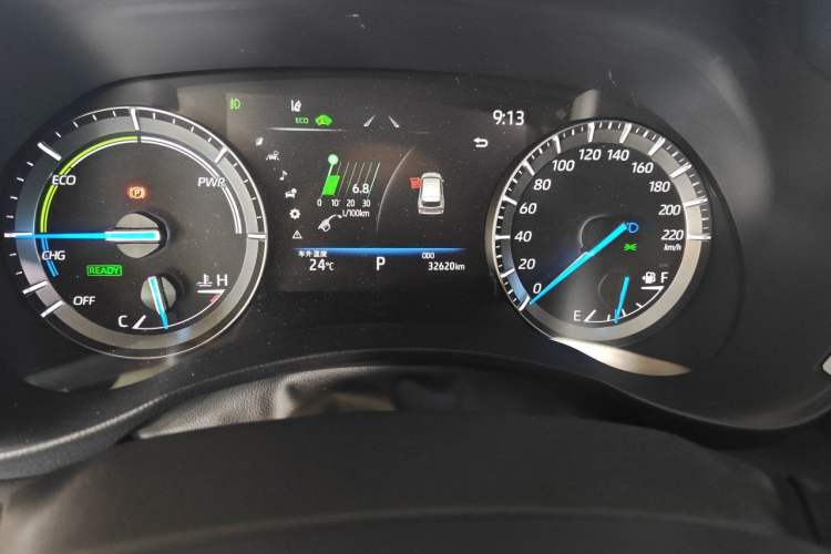 Used Toyota Highlander 2024 2.5L Smart Electric Hybrid Dual-Engine Four-Wheel Drive Prestige Version – 7 Seats Odometer Close Up