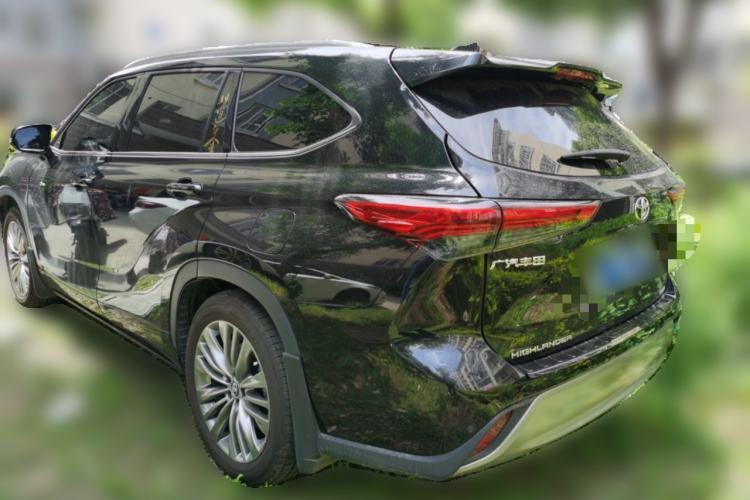 Used Toyota Highlander 2024 2.5L Smart Electric Hybrid Dual-Engine Four-Wheel Drive Prestige Version – 7 Seats Rear Left 45 Deg
