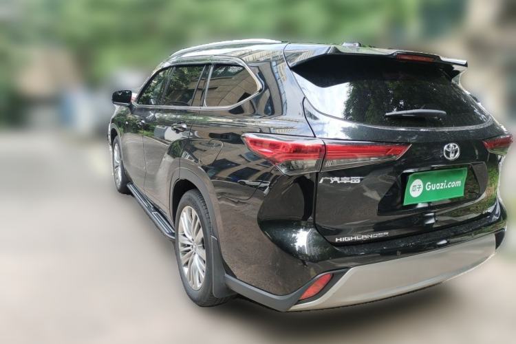 Used Toyota Highlander 2024 2.5L Smart Electric Hybrid Dual-Engine Four-Wheel Drive Prestige Version – 7 Seats Rear Left 45 Deg