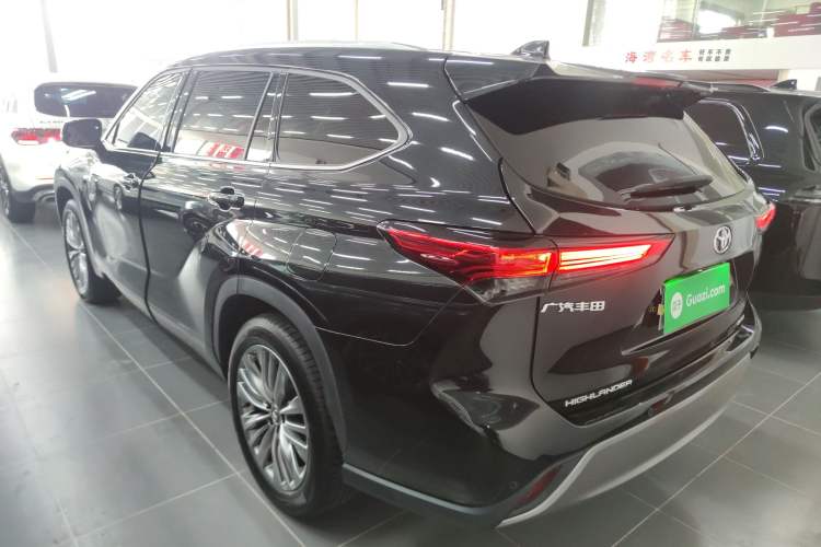 Used Toyota Highlander 2024 2.5L Smart Electric Hybrid Dual-Engine Four-Wheel Drive Prestige Version – 7 Seats Rear Left 45 Deg
