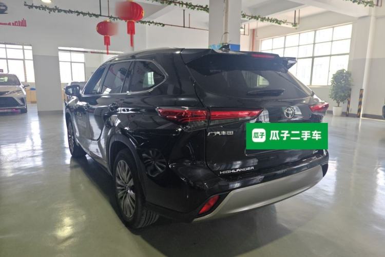 Used Toyota Highlander 2024 2.5L Smart Electric Hybrid Dual-Engine Four-Wheel Drive Prestige Version – 7 Seats Rear Left 45 Deg