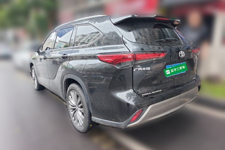 Used Toyota Highlander 2024 2.5L Smart Electric Hybrid Dual-Motor Two-Wheel Drive Luxury Version 7 Seats Rear Left 45 Deg