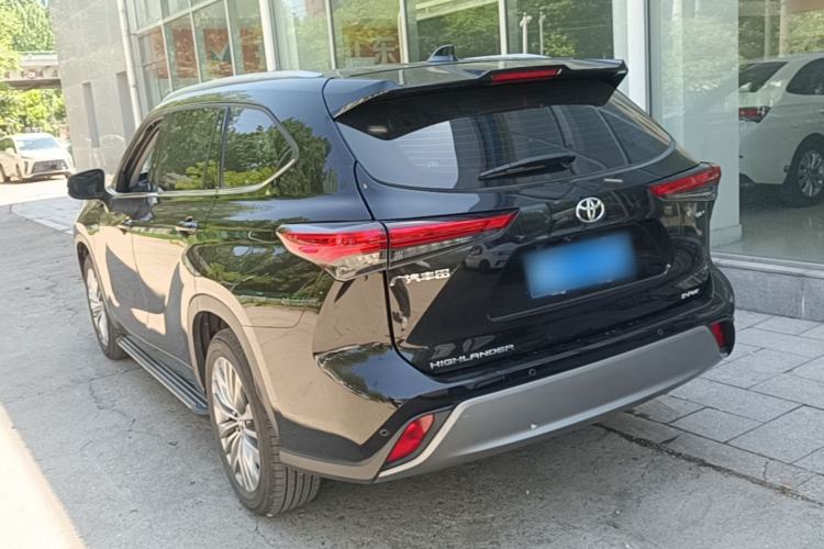 Used Toyota Highlander 2024 2.5L Smart Electric Hybrid Dual-Motor All-Wheel-Drive Luxury 7-Seater Rear Left 45 Deg