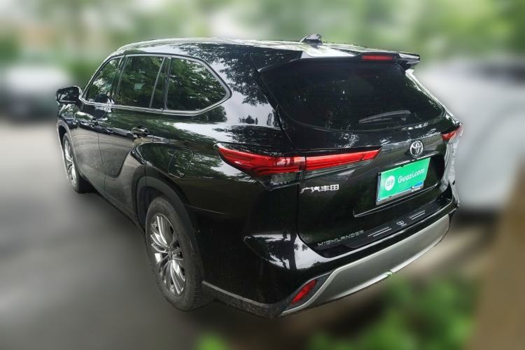 Used Toyota Highlander 2024 2.5L Smart Electric Hybrid Dual-Motor Two-Wheel Drive Luxury Version 7 Seats Rear Left 45 Deg
