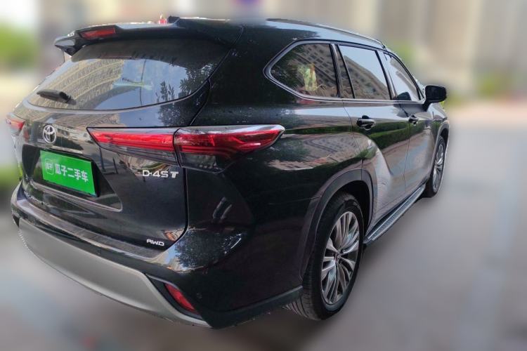 Used Toyota Highlander 2024 380T Four-Wheel Drive Prestige Version 7 Seats Rear Right 45 Deg