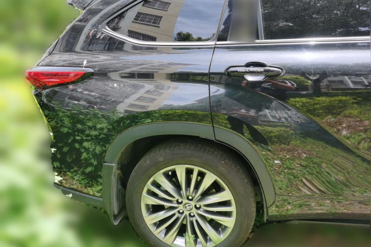 Used Toyota Highlander 2024 2.5L Smart Electric Hybrid Dual-Engine Four-Wheel Drive Prestige Version – 7 Seats Rear Right 45 Deg