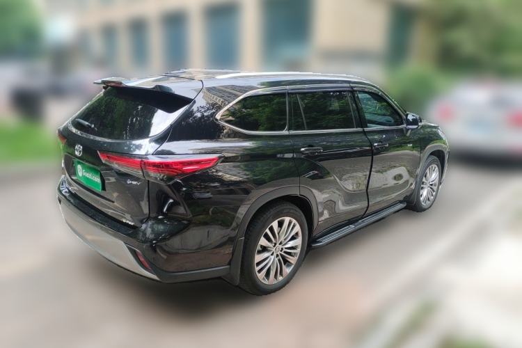 Used Toyota Highlander 2024 2.5L Smart Electric Hybrid Dual-Engine Four-Wheel Drive Prestige Version – 7 Seats Rear Right 45 Deg
