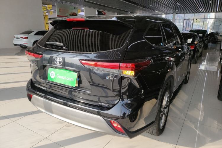 Used Toyota Highlander 2024 2.5L Smart Electric Hybrid Dual-Engine Four-Wheel Drive Prestige Version – 7 Seats Rear Right 45 Deg