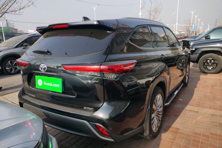 Used Toyota Highlander 2024 2.5L Smart Electric Hybrid Dual-Engine Four-Wheel Drive Prestige Version – 7 Seats Rear Right 45 Deg