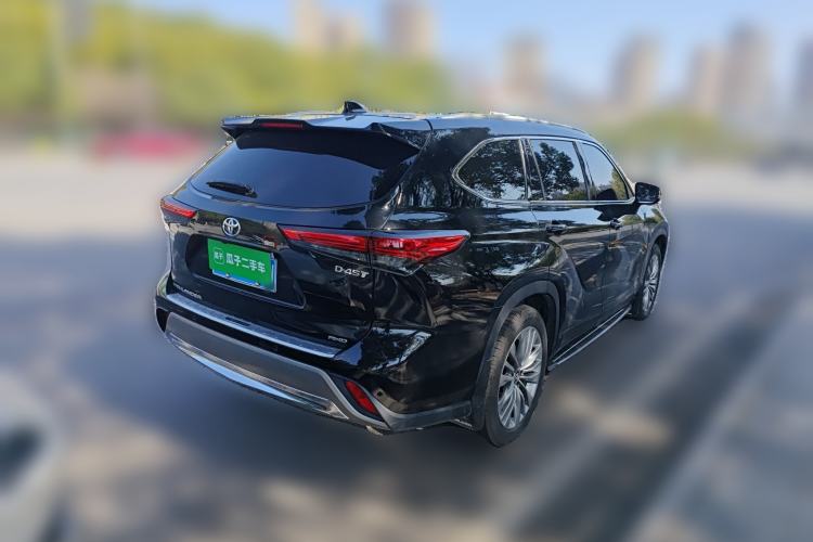 Used Toyota Highlander 2024 380T Four-Wheel Drive Prestige Version 7 Seats Rear Right 45 Deg