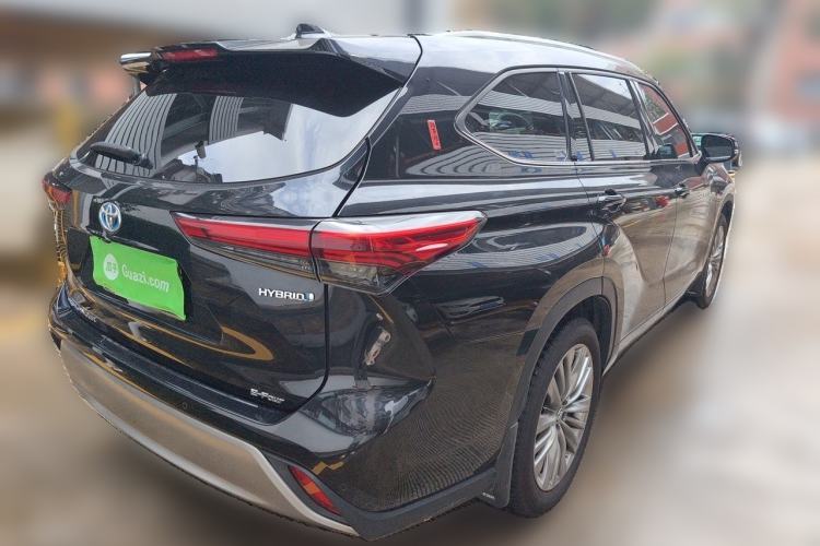 Used Toyota Highlander 2024 2.5L Smart Electric Hybrid Dual-Engine Four-Wheel Drive Prestige Version – 7 Seats Rear Right 45 Deg