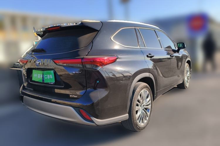 Used Toyota Highlander 2024 2.5L Smart Electric Hybrid Dual-Engine Four-Wheel Drive Prestige Version – 7 Seats Rear Right 45 Deg