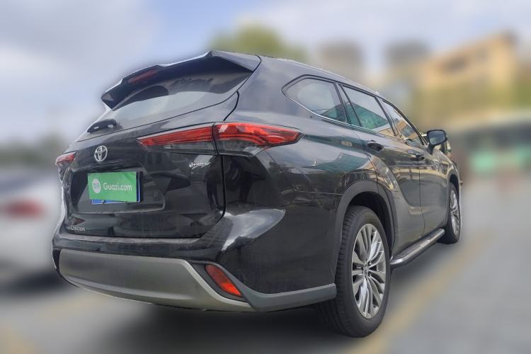 Used Toyota Highlander 2024 2.5L Smart Electric Hybrid Dual-Motor Two-Wheel Drive Luxury Version 7 Seats Rear Right 45 Deg