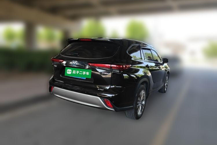 Used Toyota Highlander 2024 2.5L Smart Electric Hybrid Dual-Engine Four-Wheel Drive Prestige Version – 7 Seats Rear Right 45 Deg