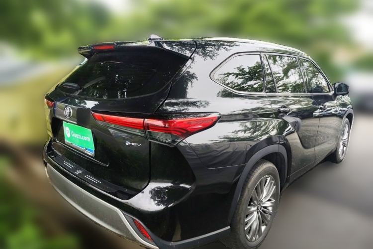 Used Toyota Highlander 2024 2.5L Smart Electric Hybrid Dual-Motor Two-Wheel Drive Luxury Version 7 Seats Rear Right 45 Deg