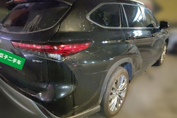 Used Toyota Highlander 2024 2.5L Smart Electric Hybrid Dual-Motor Two-Wheel-Drive Elite Edition 5 Seats Rear Right 45 Deg