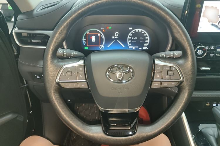 Used Toyota Highlander 2024 2.5L Smart Electric Hybrid Dual-Motor Two-Wheel-Drive Elite Edition 5 Seats Steering Wheel