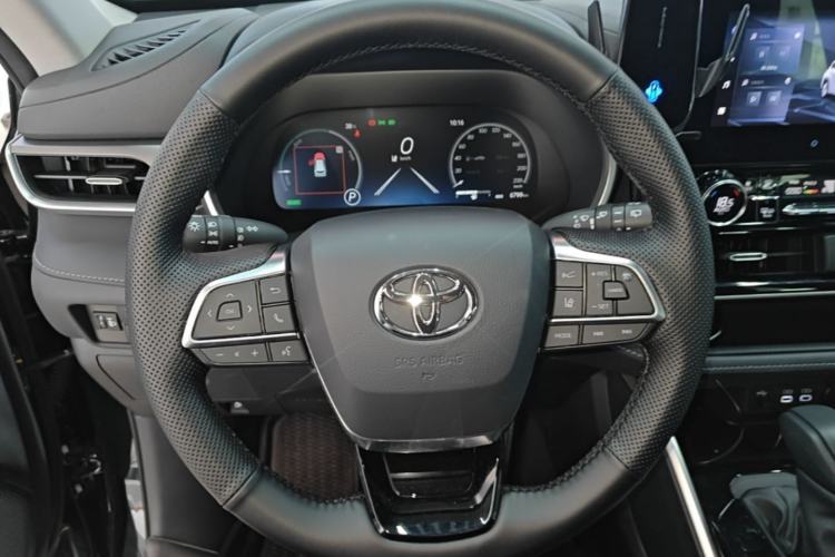 Used Toyota Highlander 2024 2.5L Smart Electric Hybrid Dual-Engine Two-Wheel Drive Elite Version 7 Seats Steering Wheel