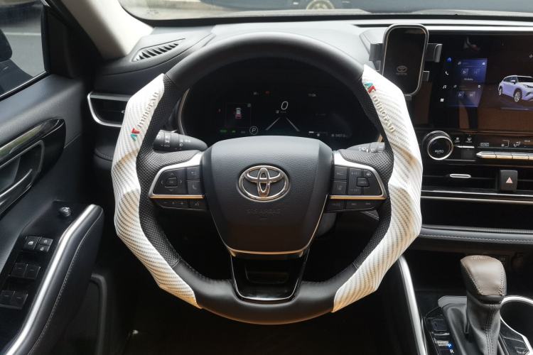 Used Toyota Highlander 2024 2.5L Smart Electric Hybrid Dual-Motor Two-Wheel-Drive Elite Edition 5 Seats Steering Wheel