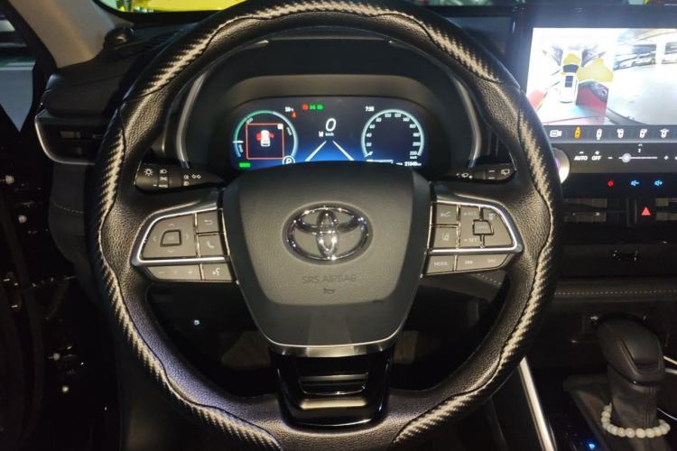 Used Toyota Highlander 2024 2.5L Smart Electric Hybrid Dual-Motor Two-Wheel-Drive Elite Edition 5 Seats Steering Wheel