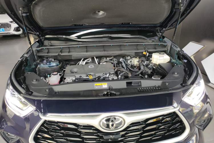 Used Toyota Highlander 2024 2.5L Smart Electric Hybrid Dual-Motor Two-Wheel-Drive Elite Edition 5 Seats Engine Bay
