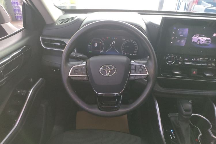 Used Toyota Highlander 2024 2.5L Smart Electric Hybrid Dual-Motor Two-Wheel-Drive Elite Edition 5 Seats Steering Wheel